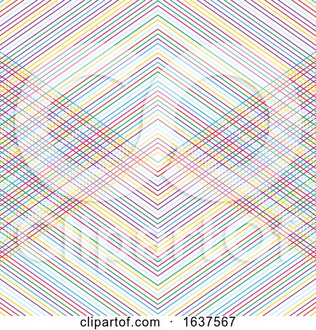 Pattern Background with a Colourful Striped Design by KJ Pargeter