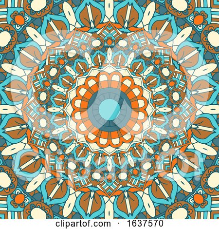 Detailed Mandala Design Background by KJ Pargeter