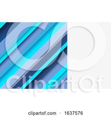 Striped Background or Business Card Template by KJ Pargeter