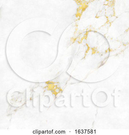 Marble Texture Background with Gold Highlights by KJ Pargeter