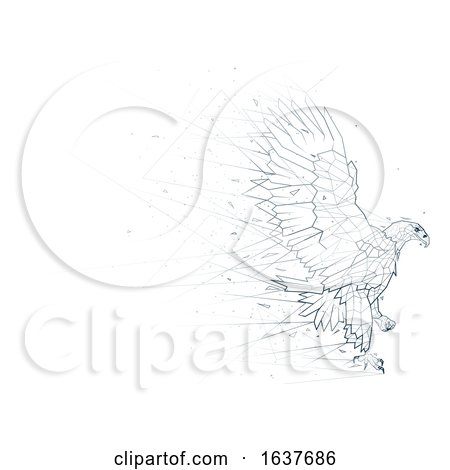 Abstract Eagle Grid Background by dero
