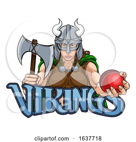 Viking Female Gladiator Cricket Warrior Woman by AtStockIllustration