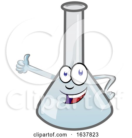 Chemical Laboratory Flask Mascot by Domenico Condello