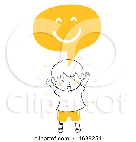 Kid Boy Doodle Happy Express Illustration by BNP Design Studio