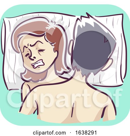 Couple Painful Sexual Intercourse Illustration by BNP Design Studio