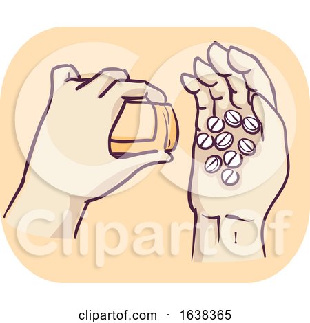 Hands Drug Dependent Illustration by BNP Design Studio