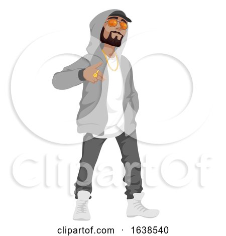 Man Sub Culture Hip Hop Illustration by BNP Design Studio