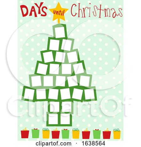Calendar Days Until Christmas Illustration by BNP Design Studio
