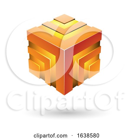 Orange Cube by cidepix