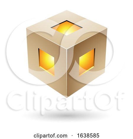 Gold Cube by cidepix