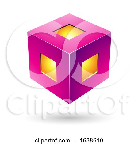 Magenta Cube by cidepix