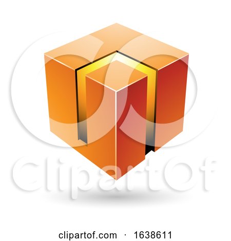 Orange Cube by cidepix