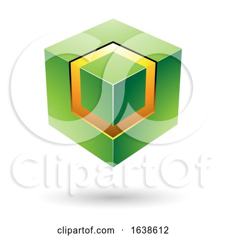 Green Cube by cidepix