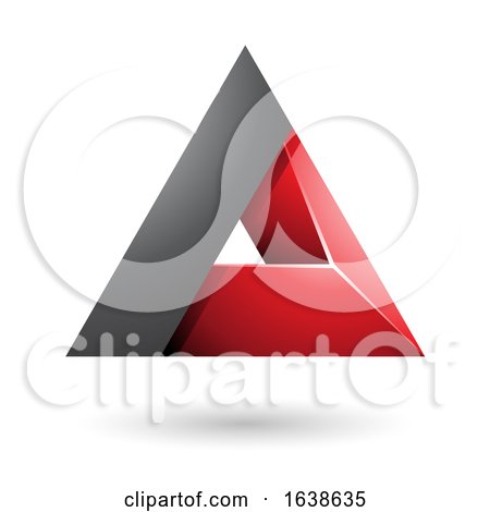 Black and Red Triangle Design by cidepix