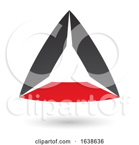 Black and Red Triangle Design by cidepix