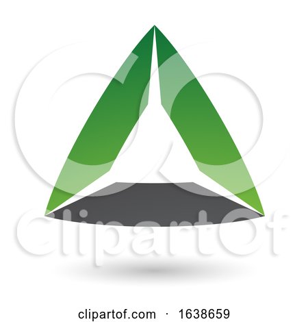 Green and Black Triangle Design by cidepix