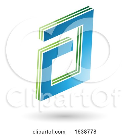 Rectangular Layered Letter a Logo by cidepix