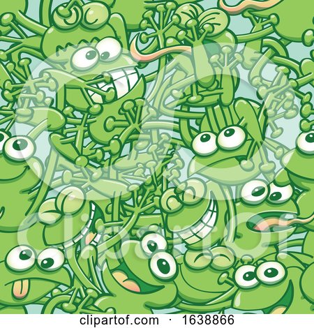 Pattern of Green Tangled Frogs by Zooco