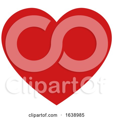 Red Love Heart by dero