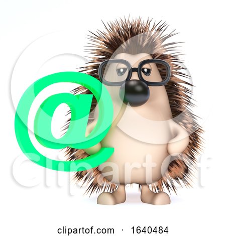 3d Hedgehog Has an Email Address by Steve Young