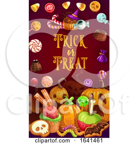 Trick or Treat Halloween Design by Vector Tradition SM