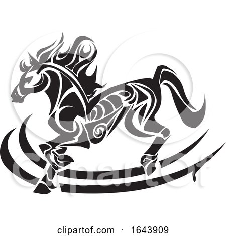 Free: Tribal Horse Image Word - Tribal Horse Image Word - nohat.cc