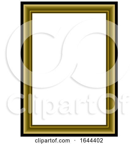 Black and Gold Photo Frame by Lal Perera