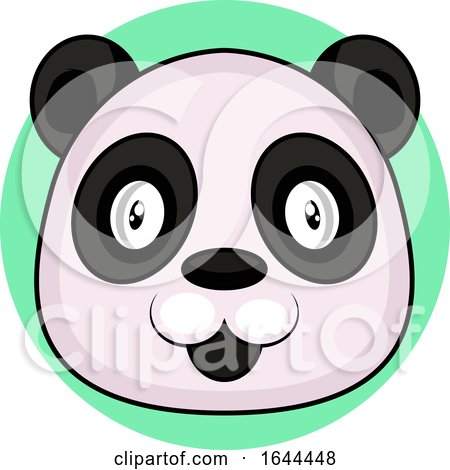 Cartoon Panda Face Avatar by Morphart Creations