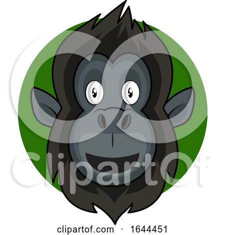 Cartoon Gorilla Face Avatar by Morphart Creations