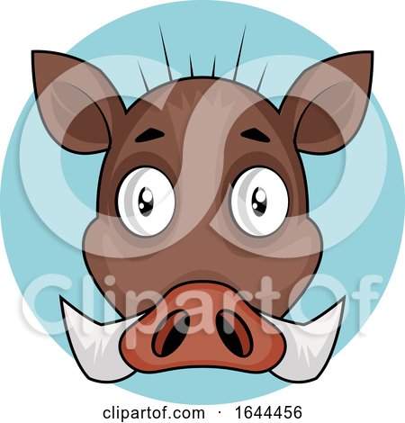 Cartoon Boar Face Avatar by Morphart Creations