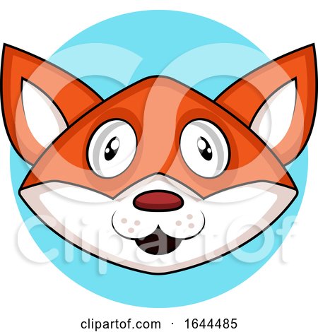 Cartoon Fox Face Avatar by Morphart Creations