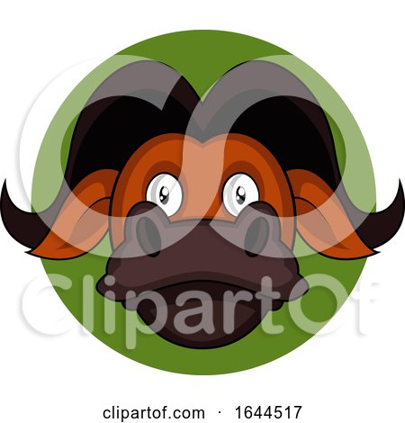 Cartoon Buffalo Face Avatar by Morphart Creations