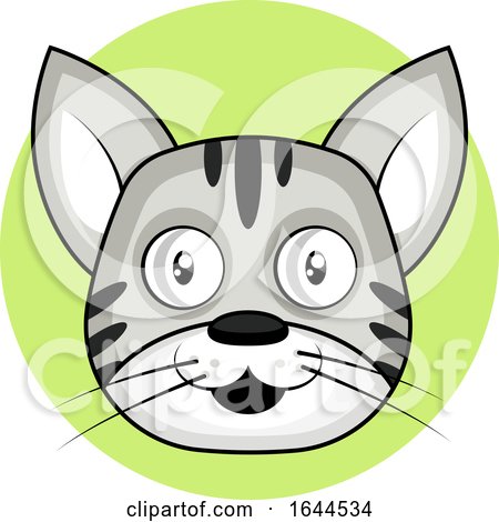 Cartoon Cat Face Avatar by Morphart Creations