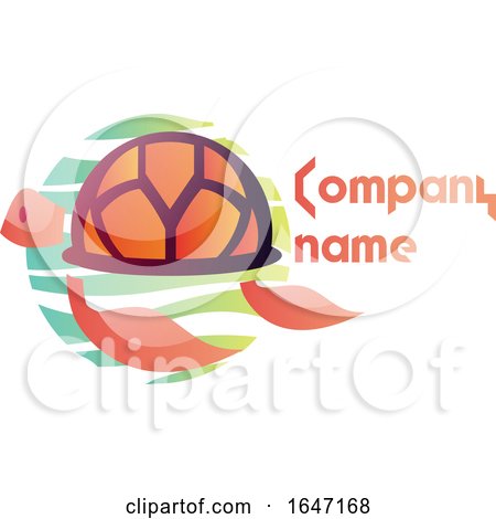 Turtle Logo Design with Sample Text by Morphart Creations