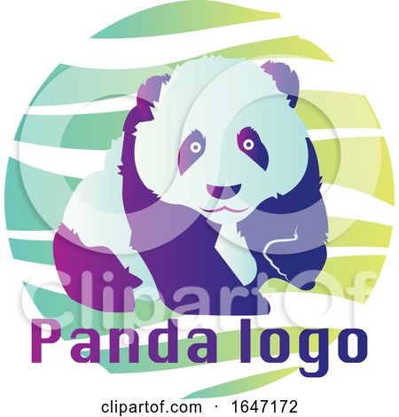 Panda Logo Design with Sample Text by Morphart Creations