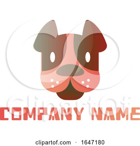 Dog Logo Design with Sample Text by Morphart Creations