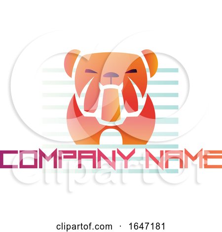 Bulldog Logo Design with Sample Text by Morphart Creations