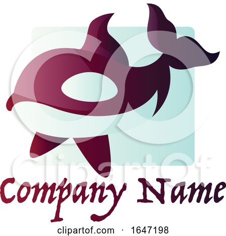 Killer Whale Logo Design with Sample Text by Morphart Creations