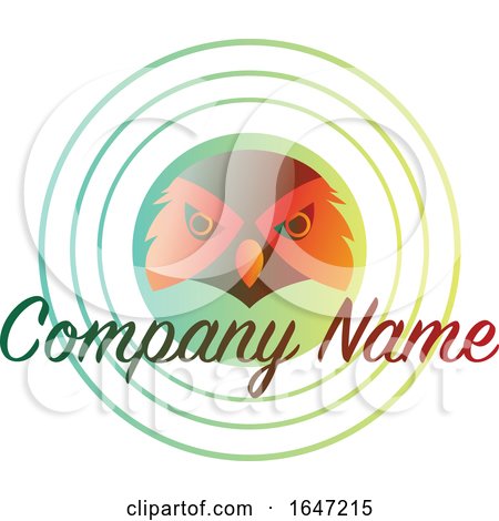 Owl Logo Design with Sample Text by Morphart Creations