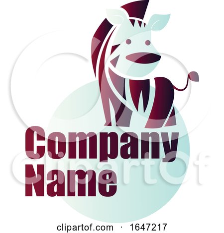 Zebra Logo Design with Sample Text by Morphart Creations