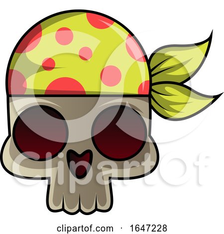 Skull Wearing a Bandana by Morphart Creations