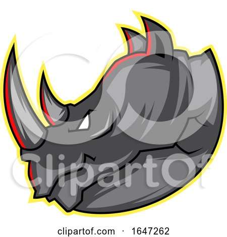 Tough Profiled Rhinoceros Head by Morphart Creations