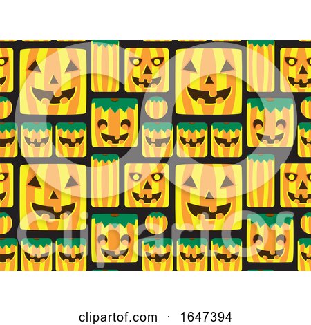Background of Jackolantern Pumpkin Monster by Cherie Reve