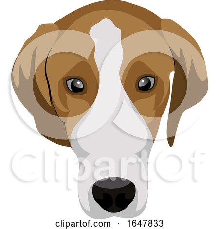 Beagle Dog Face by Morphart Creations