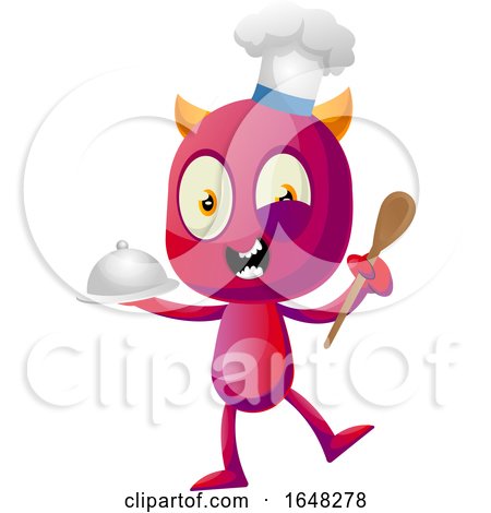 Chef Devil Mascot Character by Morphart Creations