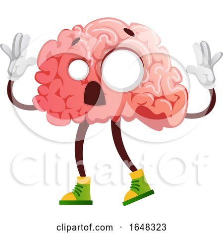 Zombie Brain Character Mascot by Morphart Creations