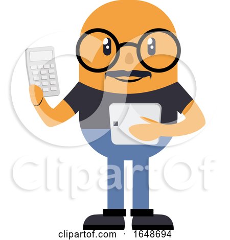 Man with Calculator by Morphart Creations
