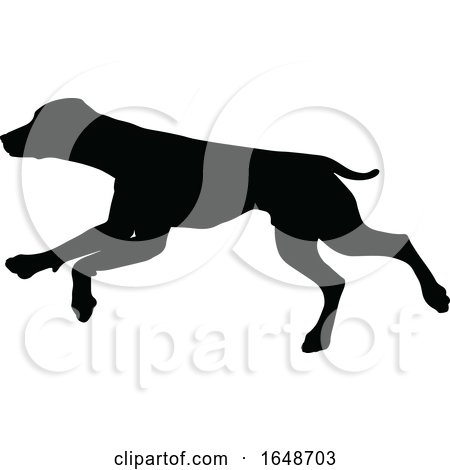 Dog Silhouette Pet Animal by AtStockIllustration