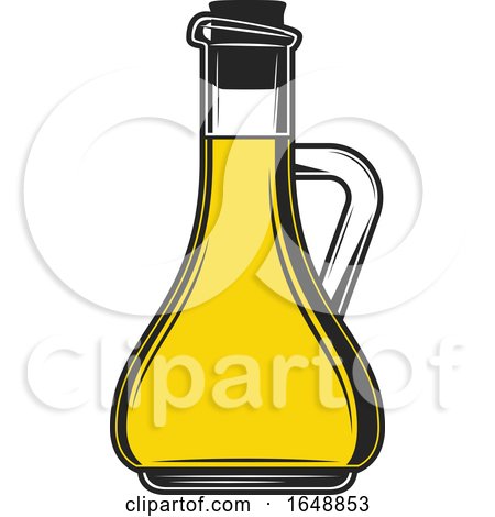 Bottle of Olive Oil by Vector Tradition SM