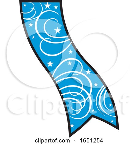 Blue Magical Bookmark by Johnny Sajem
